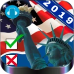 Logo of US Citizenship Test 2021 android Application 